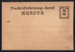 Private Stadtpost Privatbriefbeförderun