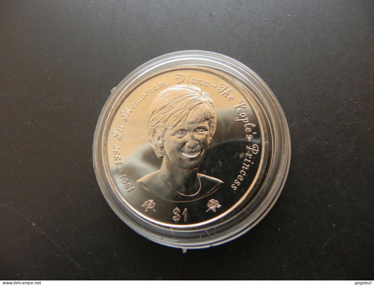 Alle Münzen: Niue 1 Dollar 1997 - Lady Diana – Gebraucht aus Biel/Bienne von Gogolozi