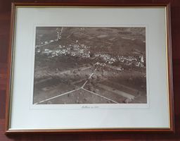Grosses Bild - Flugaufnahme von Müllheim - um 1924