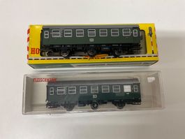 Fleischmann H0, 1407 und 5091 zwei DB Wagen, Top, Neuwertig