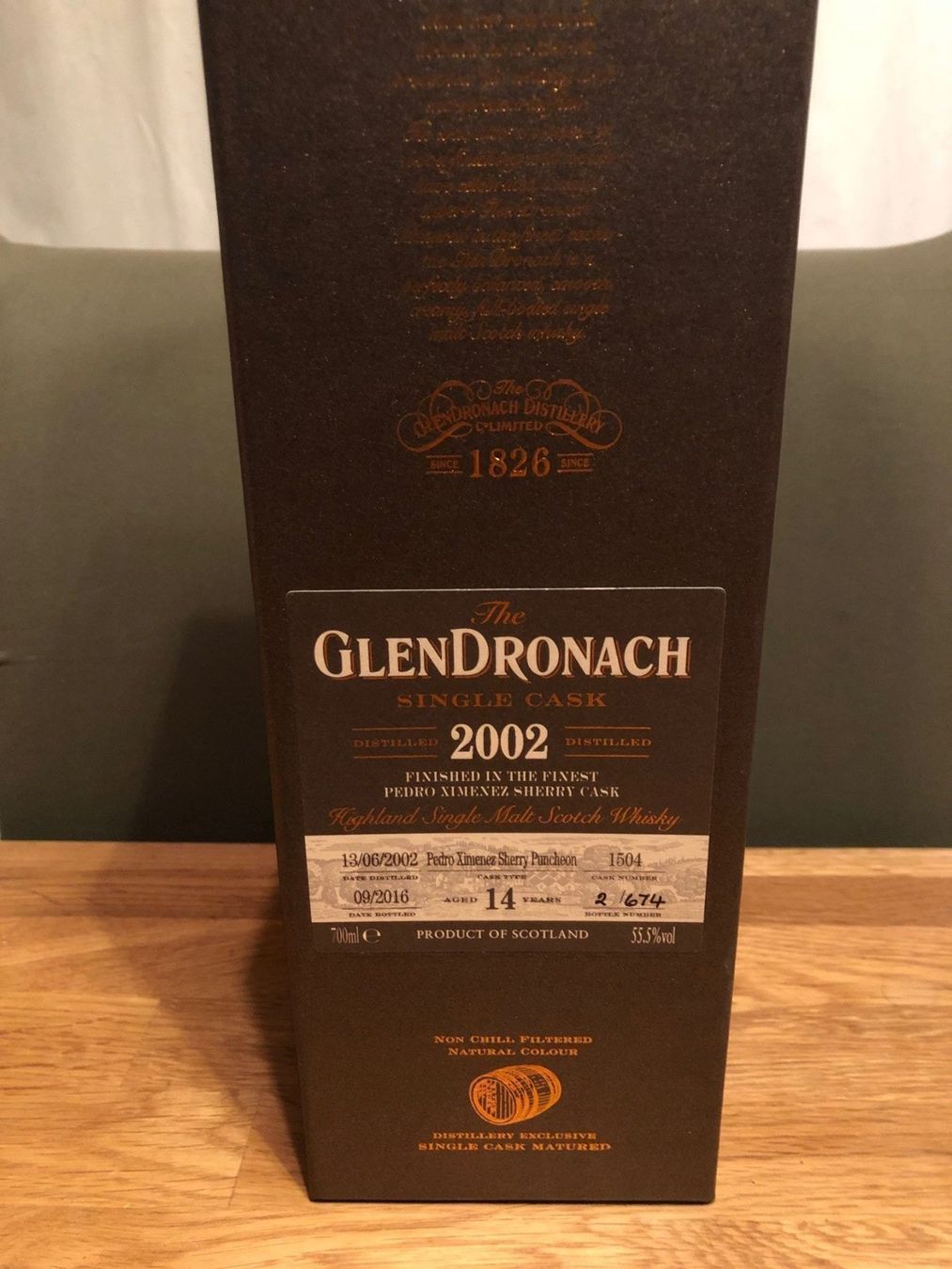 Glendronach Spirituosen: Glendronach Single Cask #1504 - 14 Jahre – Neu und originalverpackt aus Hinwil von allerlei0815