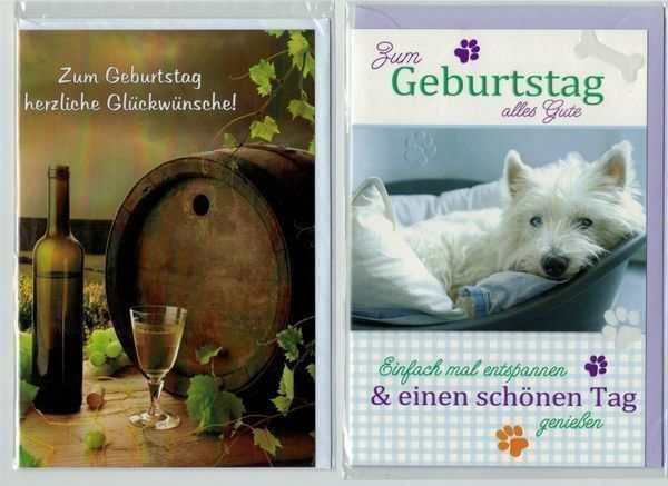 Karten: 10 Geburtstagskarten diverse Motive – Neu und originalverpackt aus Diepoldsau von preisparadies-ch 4