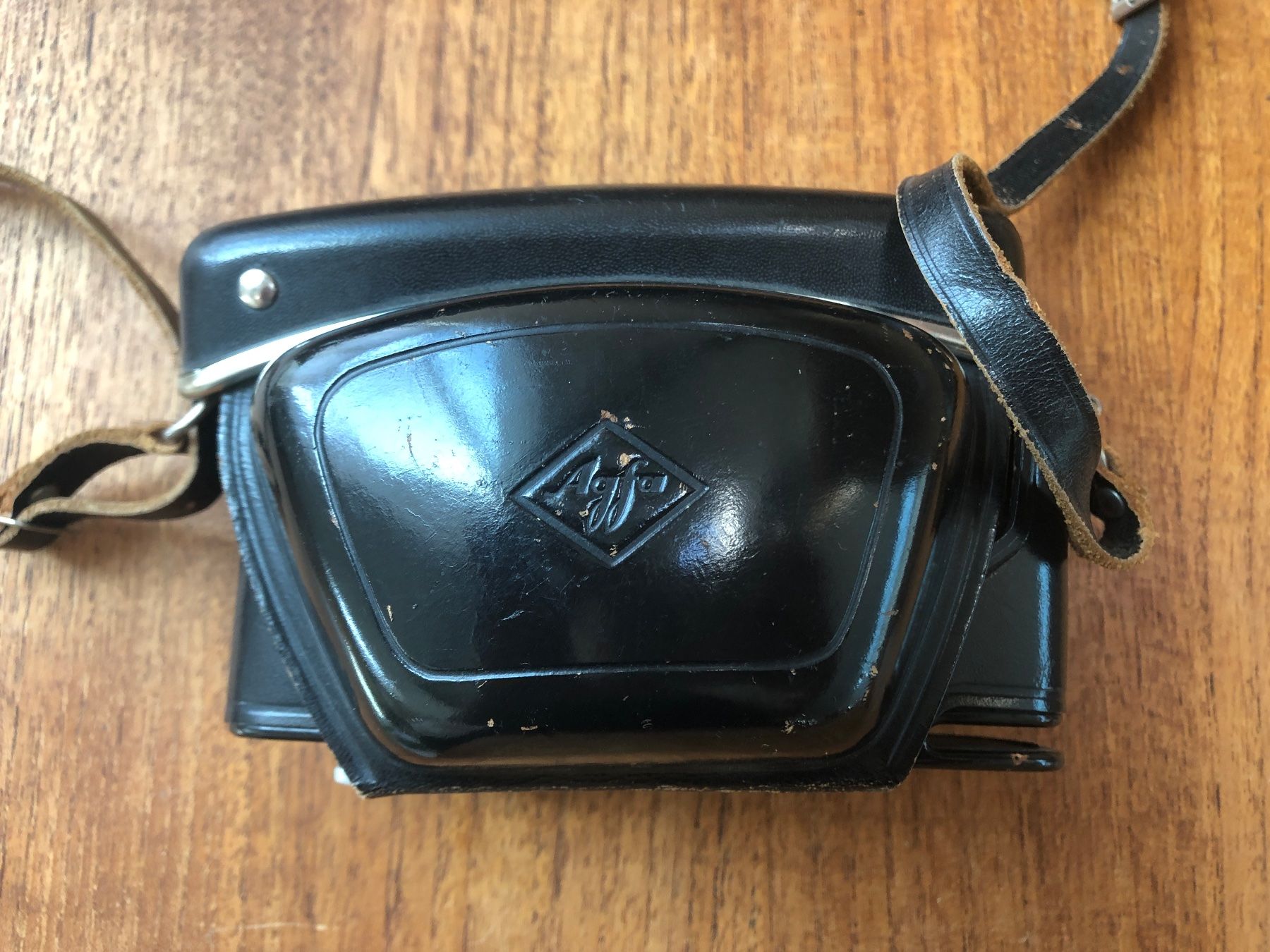 Borse: Agfa Leder Kameratasche mit Gurt gebraucht – Usato da Arlesheim venduto da leyRum4.5