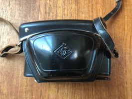 Agfa Leder Kameratasche mit Gurt gebraucht