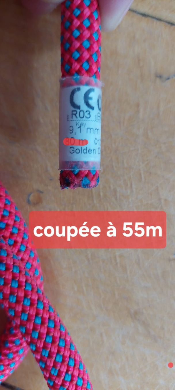 Kletterausrüstungen: Corde d'escalade 55m – Gebraucht aus Le Locle von cor_l7nw 2