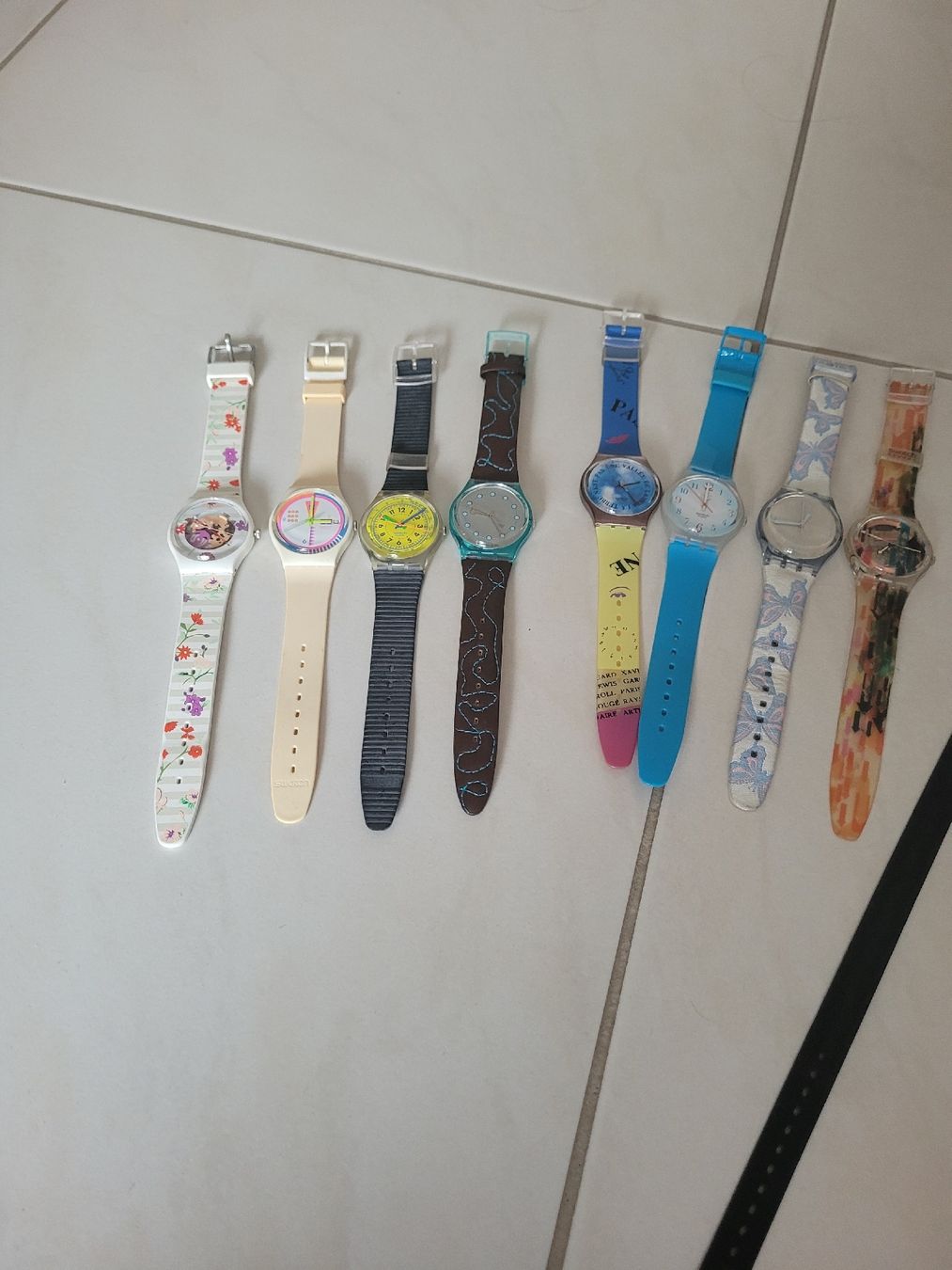 Swatch Orologi: Set 8 Swatch Uhren Set vintage – Usato da Aesch BL venduto da Moni1211 1