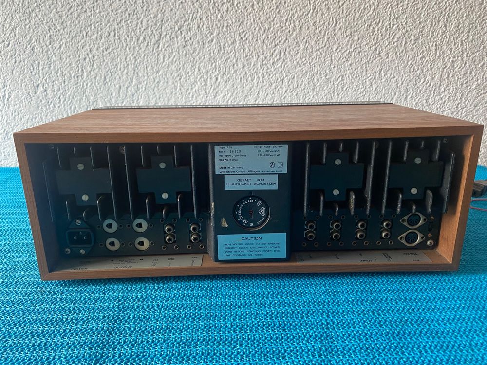 Revox A 78 MK II - 100 W- Stereo Amplifier (Gebraucht) in Langenthal ...