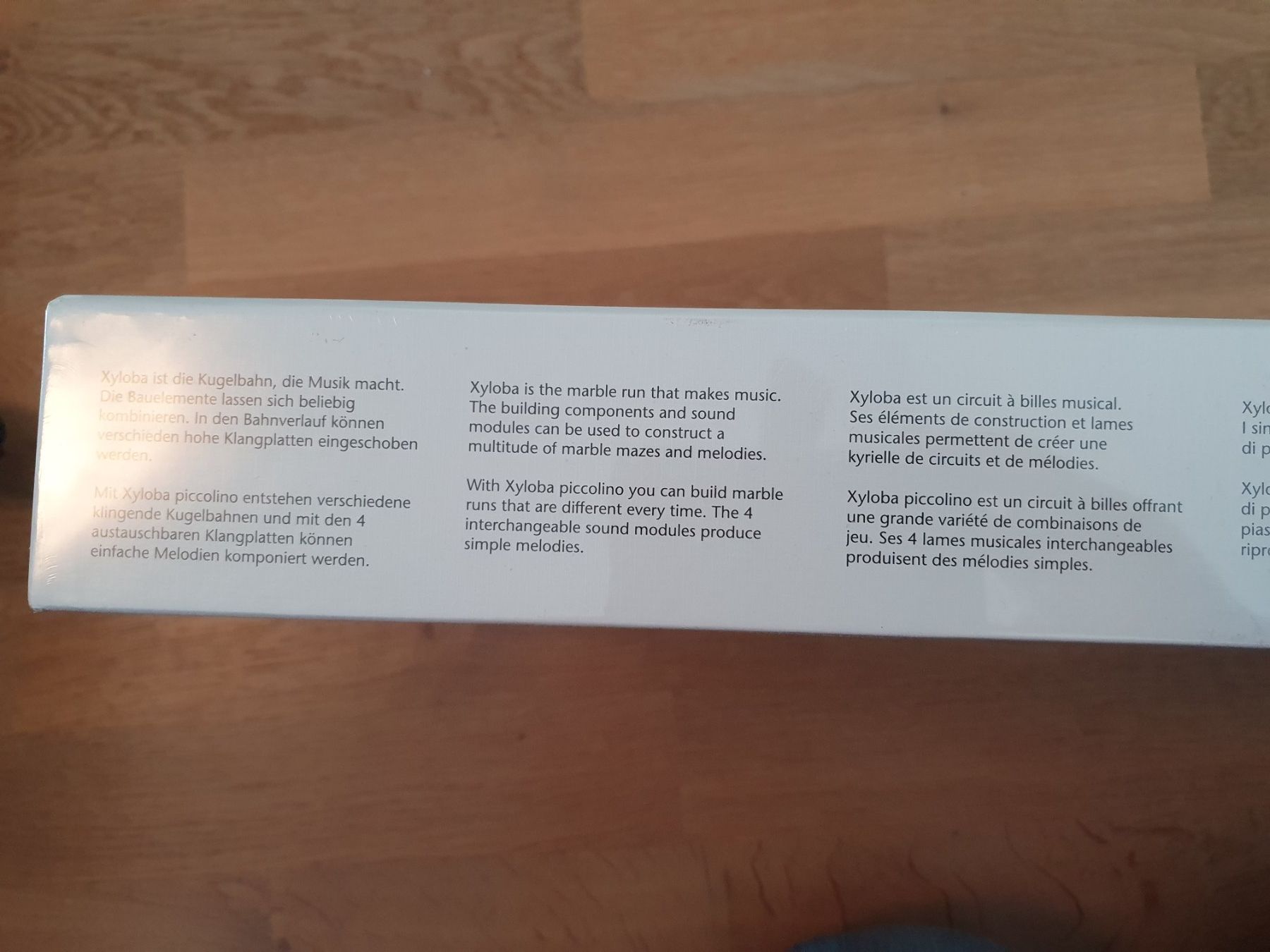 Strumenti musicali: Xyloba Piccolino Kugelbahn – Nuovo e nell'imballaggio originale da Oftringen venduto da papillon075 3
