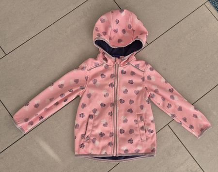 Pinke Softshell Jacke Grösse 98/104