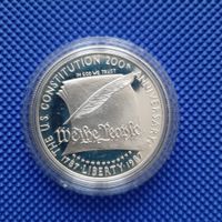 US Dollar Constitution 1987 en argent