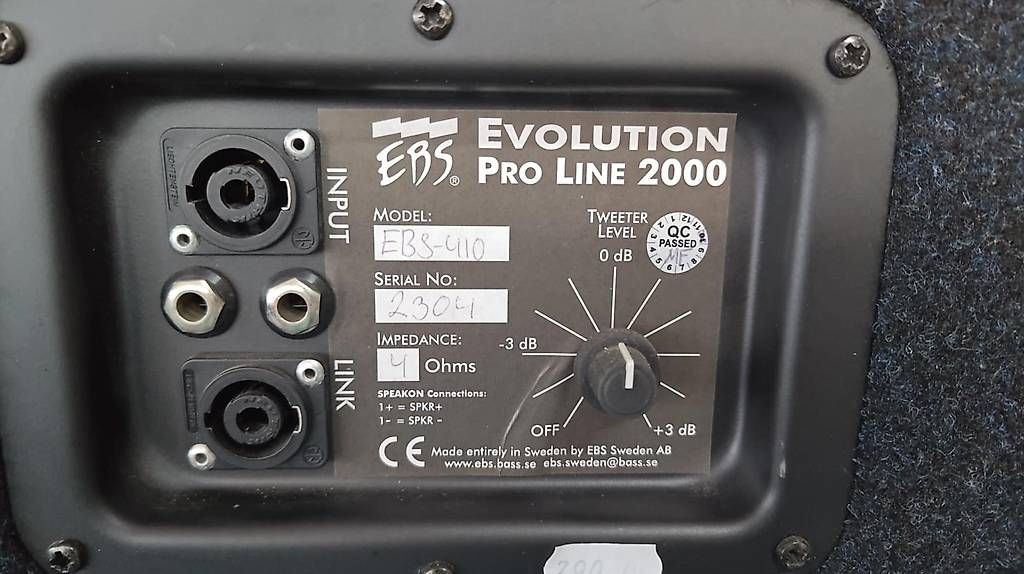 Ebs Verstärker: EBS HD/Evo ProLine Bass Stack – Gebraucht aus Schlieren von Basscenter 3