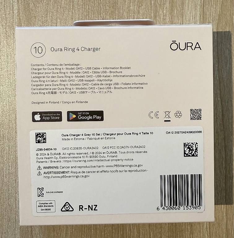 Oura Ladegeräte: Oura Ring 4 Charger - for Size 10 – Gebraucht aus Dübendorf von Eugenio_P 1