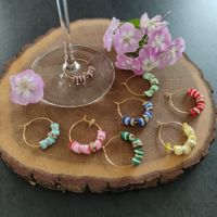 Wein Glasmarkierer Set (Lynnmos Perlen), handmade 💕