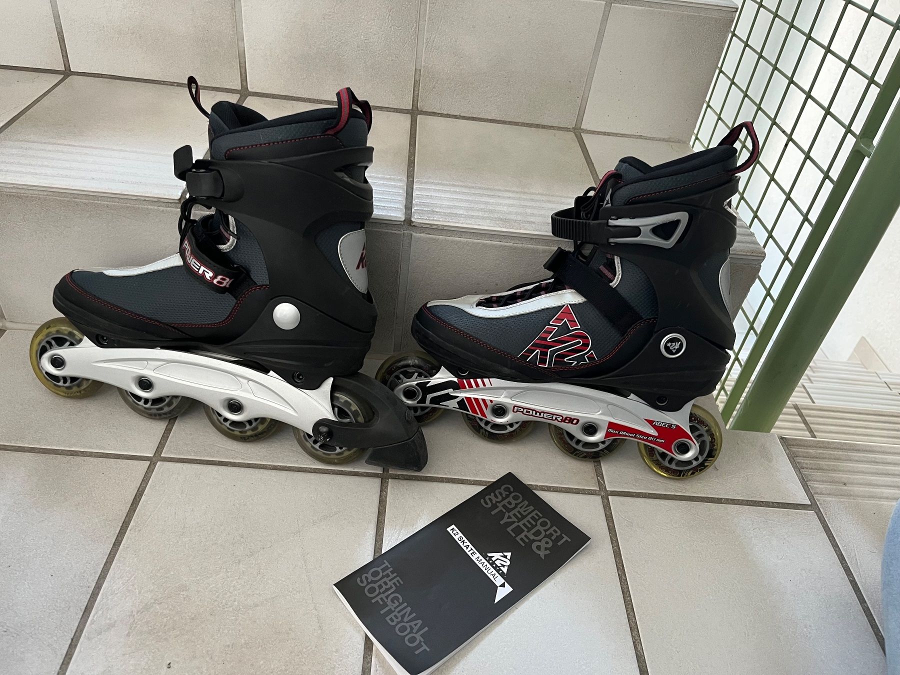 Inline-Skating & Rollschuhe: Inlineskates K2 Power 80 Grösse 42.5 – Gebraucht aus Winterthur von fra_9cmt