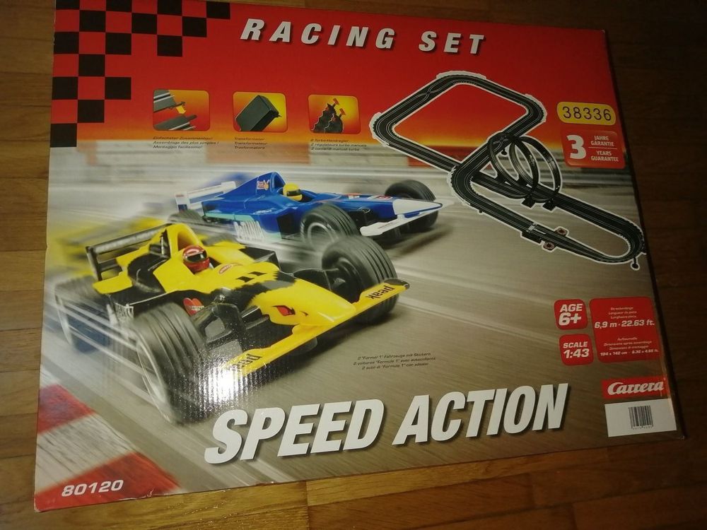 Carrera racing store set action speeders