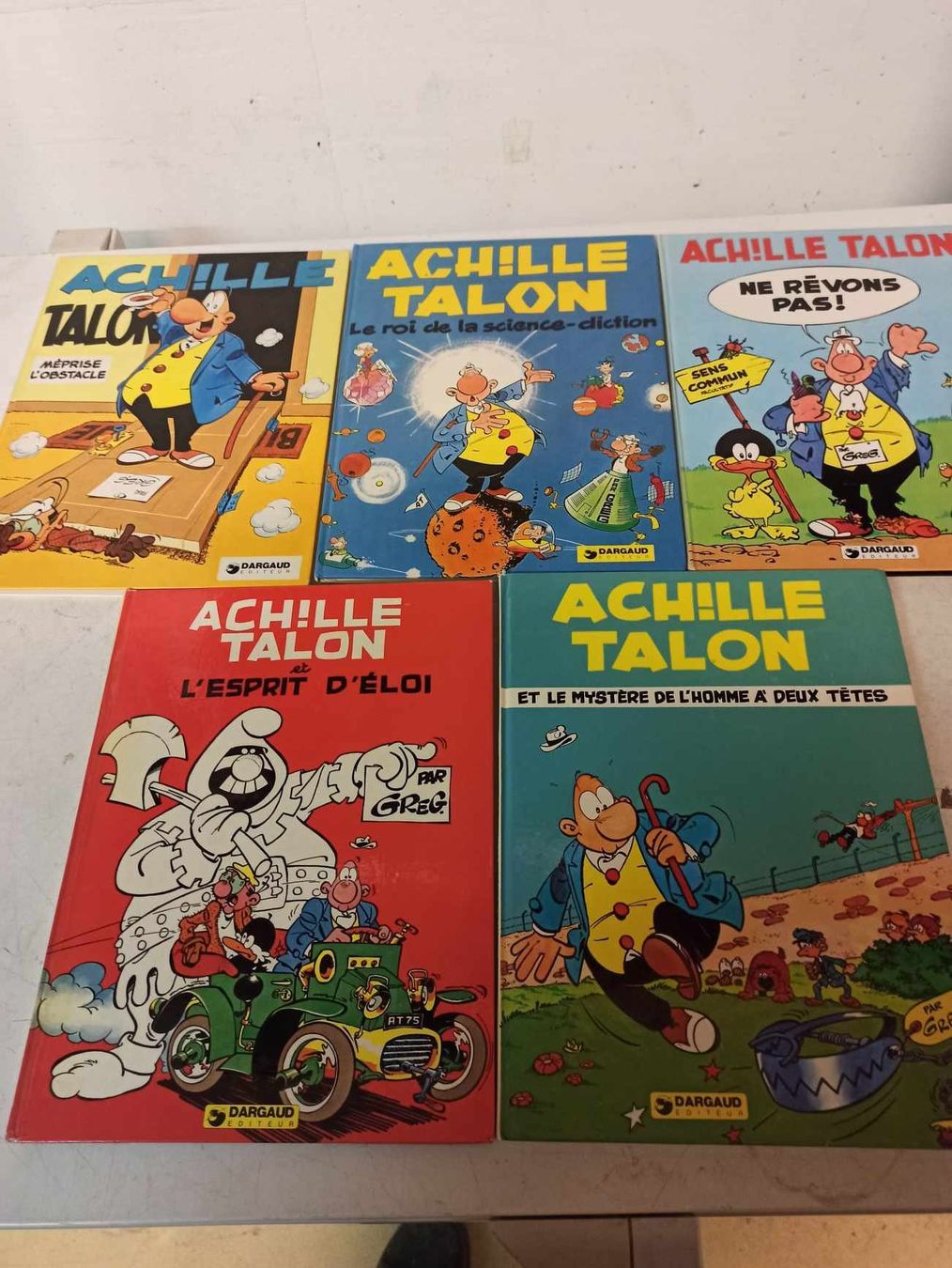 Fumetti: BD  5 X ACHILLE TALON – Usato da La Chaux-de-Fonds venduto da Emmaus2300CDF