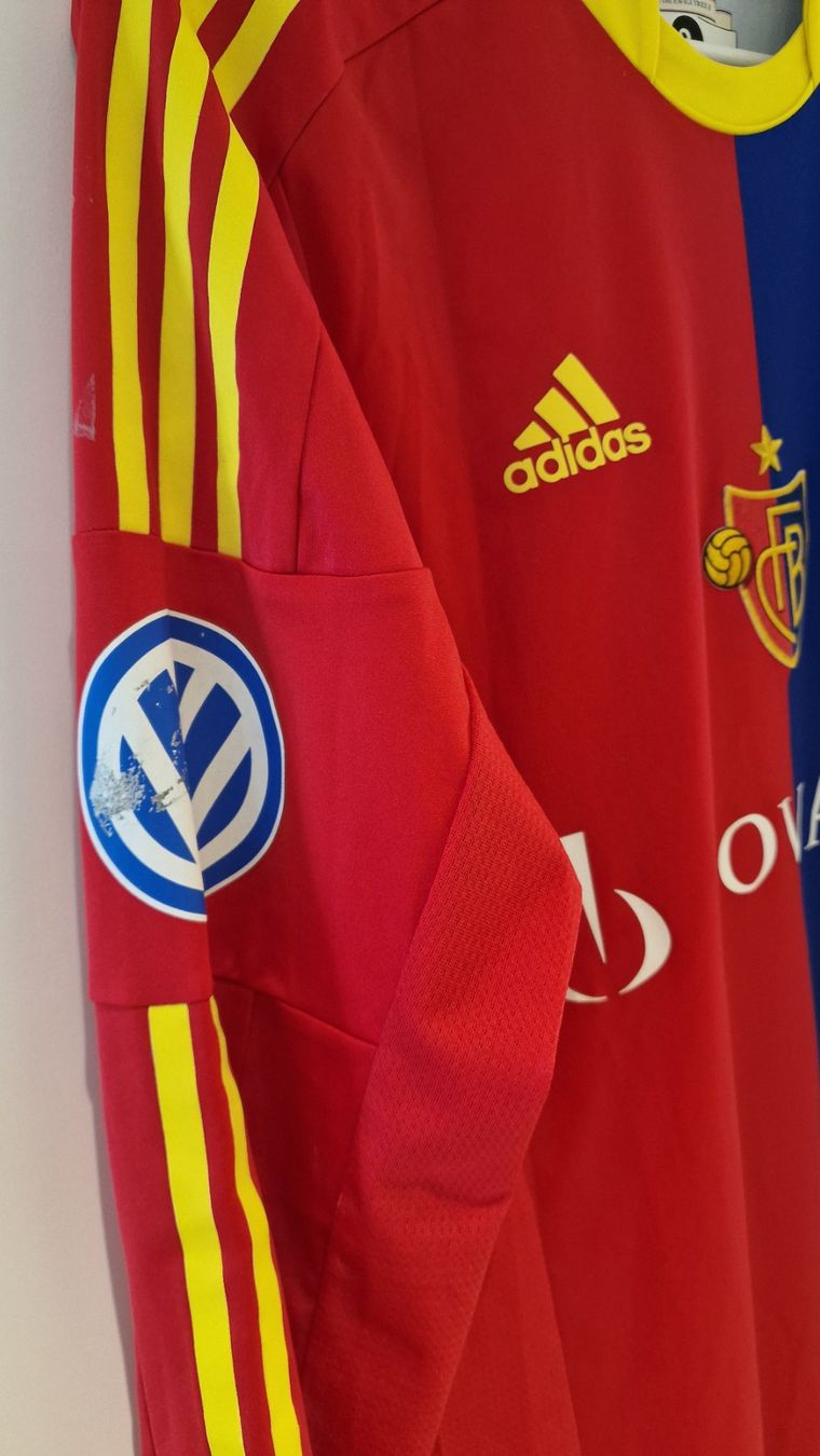 Canottiere & Pantaloni: FC Basel 2012 Spieler-Trikot #9 Streller – Usato da Rafz venduto da GT12 4