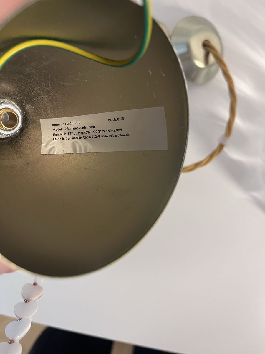 Interio Lampadari & plafoniere: Stylish Glass Pendant Lamp – Nuovo (secondo la descrizione) da Winterthur venduto da goe_h859 5