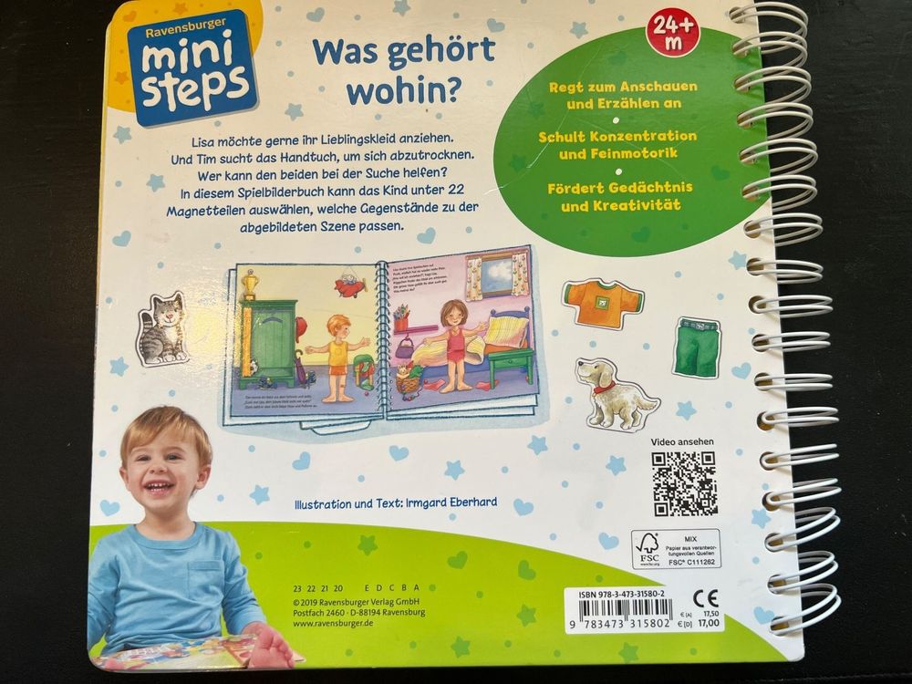 Mini Steps Was gehört wohin, Magnetbuch | Kaufen auf Ricardo