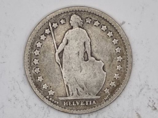 Alle Münzen: 1 FR 1876 – Gebraucht aus Bure von chap981 1