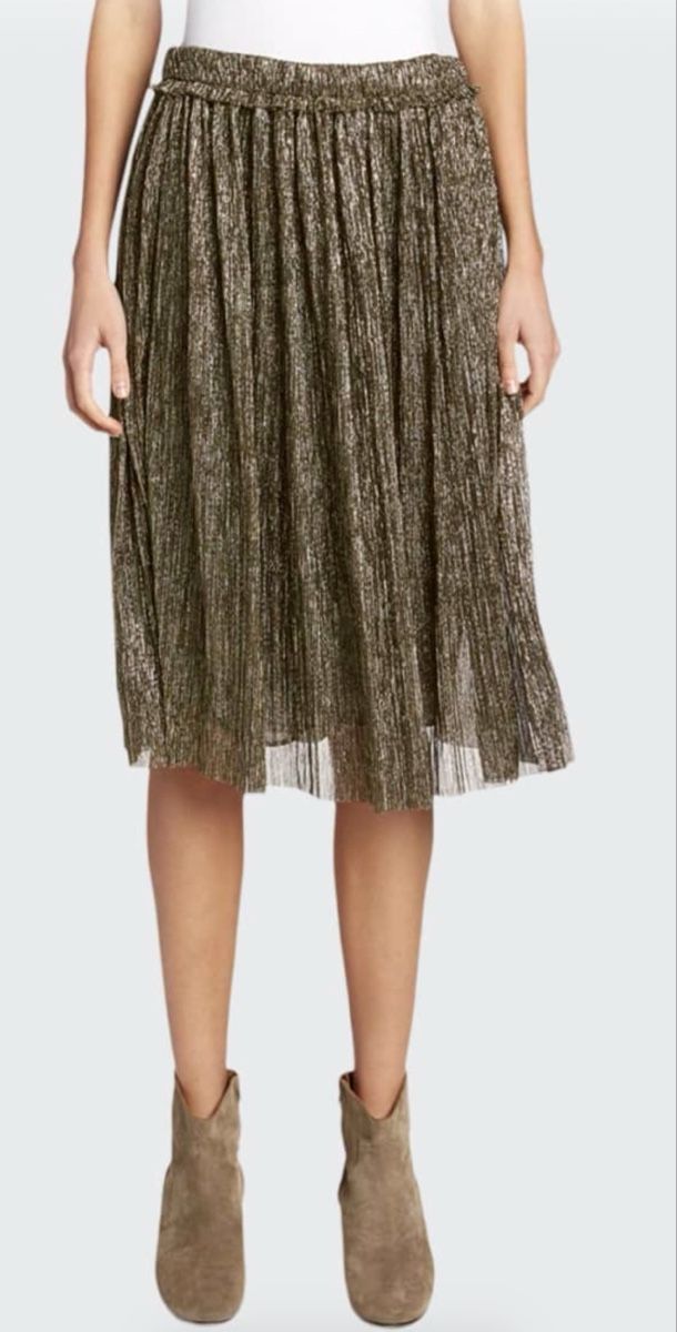 Isabel Marant Gonne: ISABEL MARANT Beatrice Metallic Midi Skirt – Nuovo (secondo la descrizione) da Zürich venduto da apartemento 7