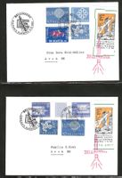 1961 : 2 Briefe " Raketenpost"
