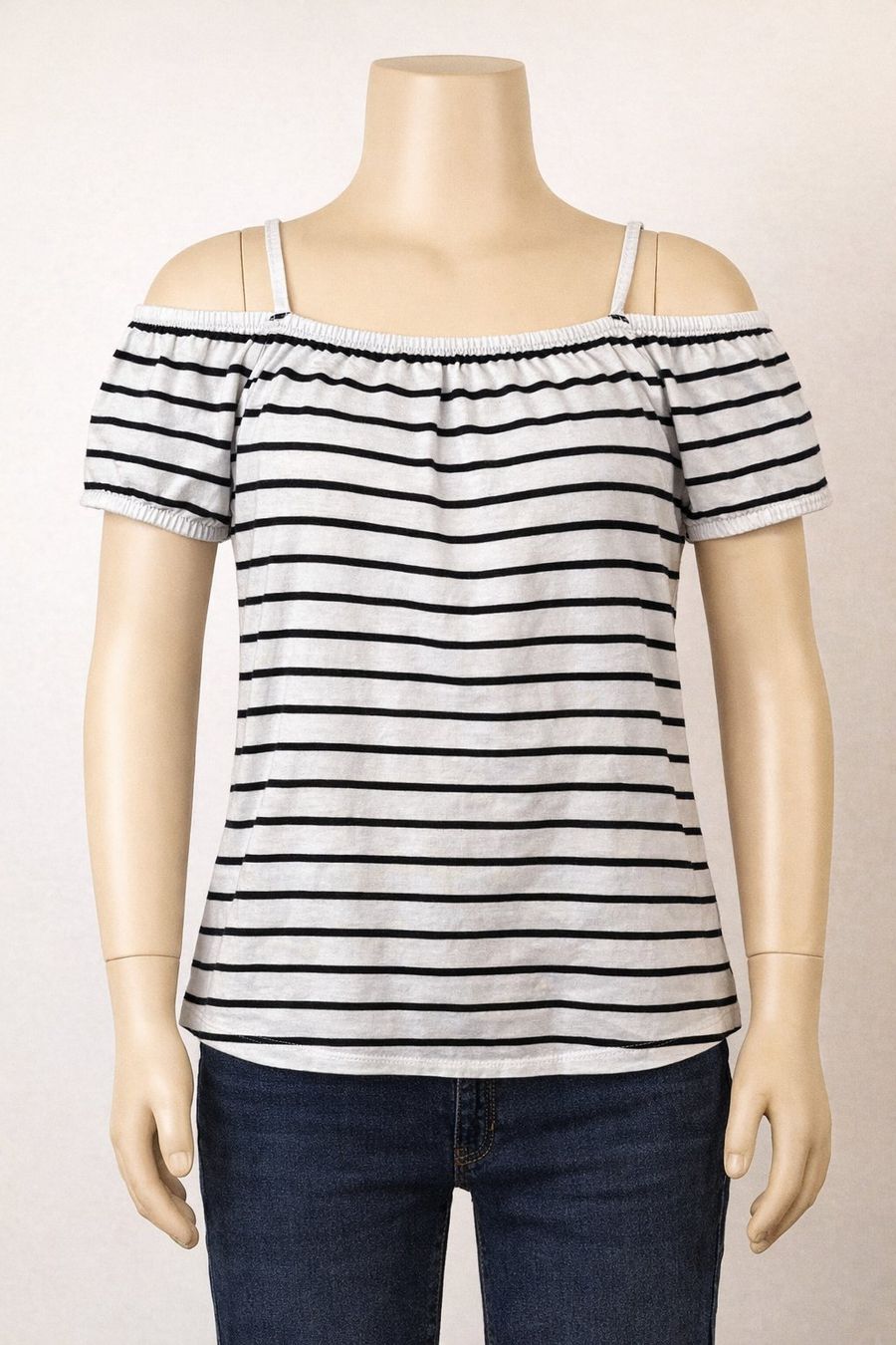 Blusen, T-Shirts & Tops: 2er-Set: Off‑Shoulder Tops, Gr. 158/164 – Neu (gemäss Beschreibung) aus Basel von Nofretete39 5