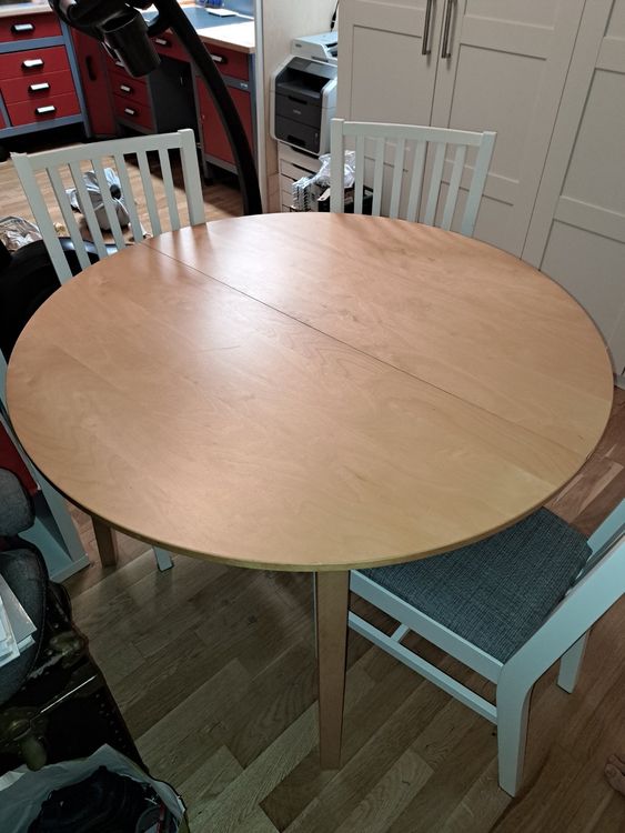 Ikea Tisch Rund Birke 115 cm Kaufen auf Ricardo