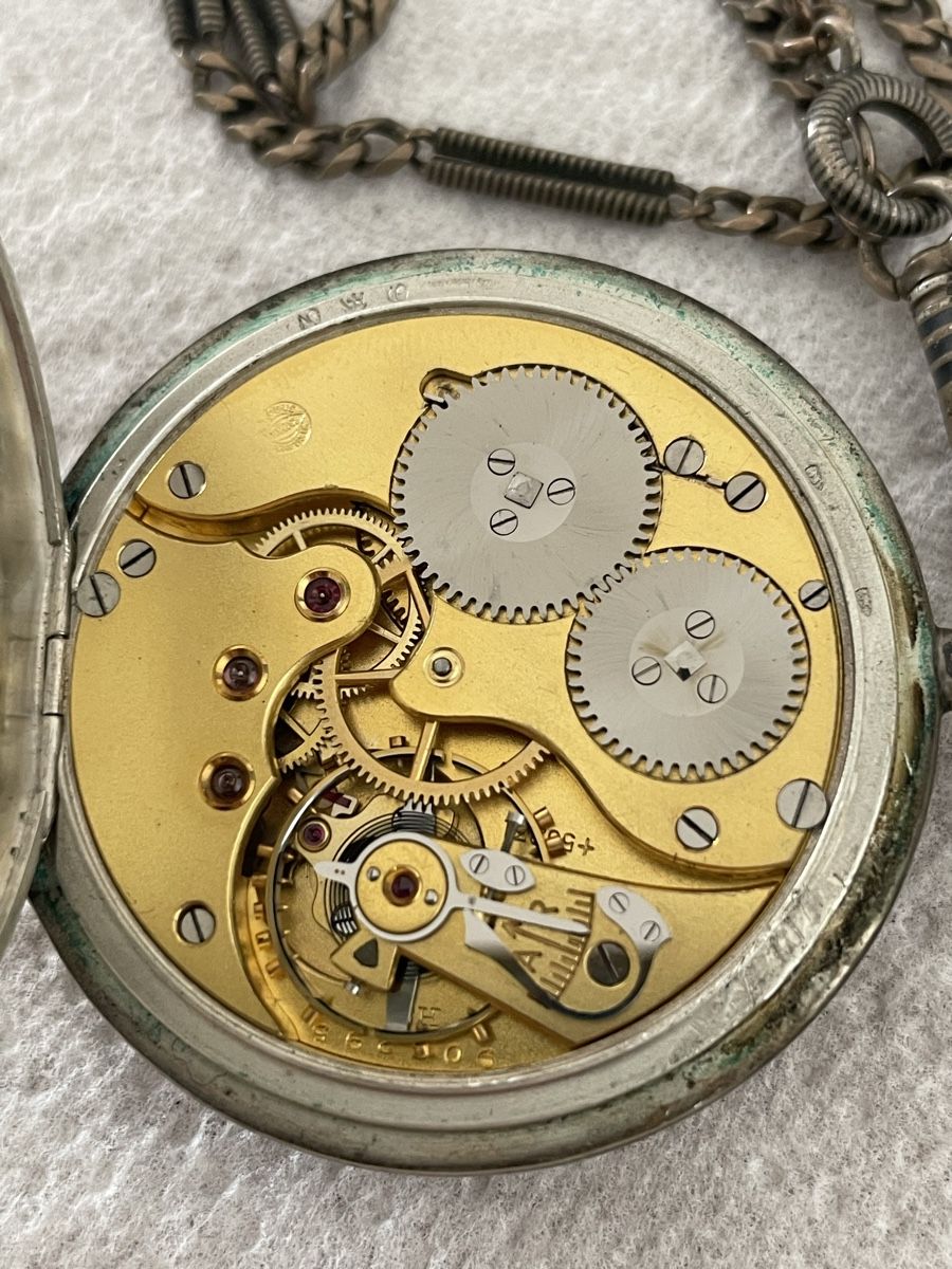 IWC Orologi: IWC - Taschenuhr mit Kette – Usato da Zürich venduto da semi16 5
