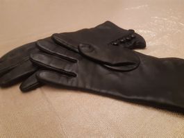 Superbe Gants Femme ETIENNE AIGNER - 100% Cashmere+Cuir-NEUF