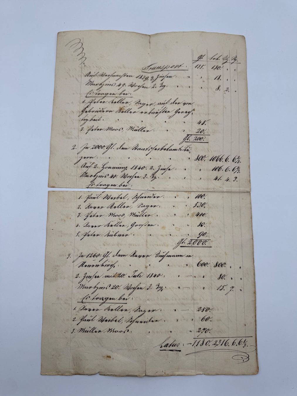Documents: Alte Kaufbrief von 1841 – D'occasion à Sachseln par BONATI01 4
