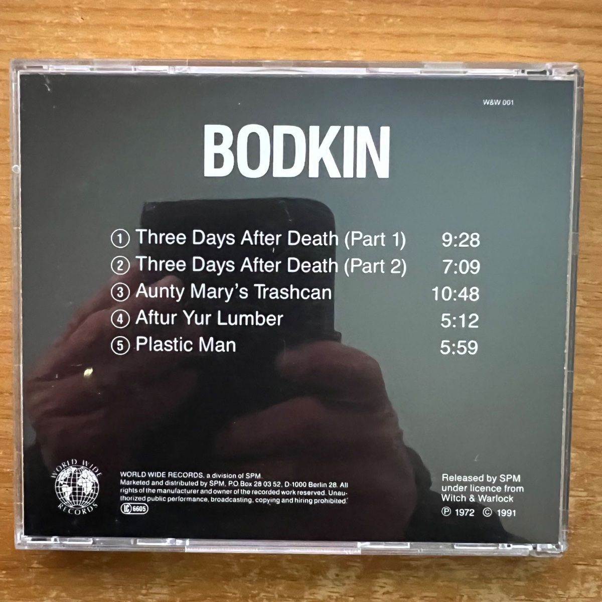 CD: Bodkin - Same / CD - D-Press. 1991 - Very nice Copy – Usato da Gais venduto da soundcave57 1