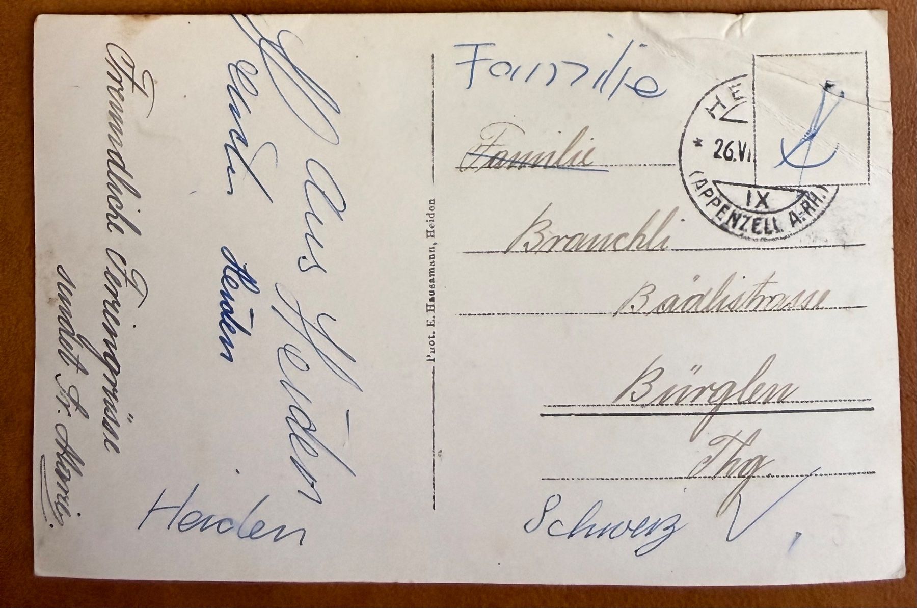 Ansichtskarten: Heiden - Promenade - AK – Gebraucht aus Lutry von Ediego 1