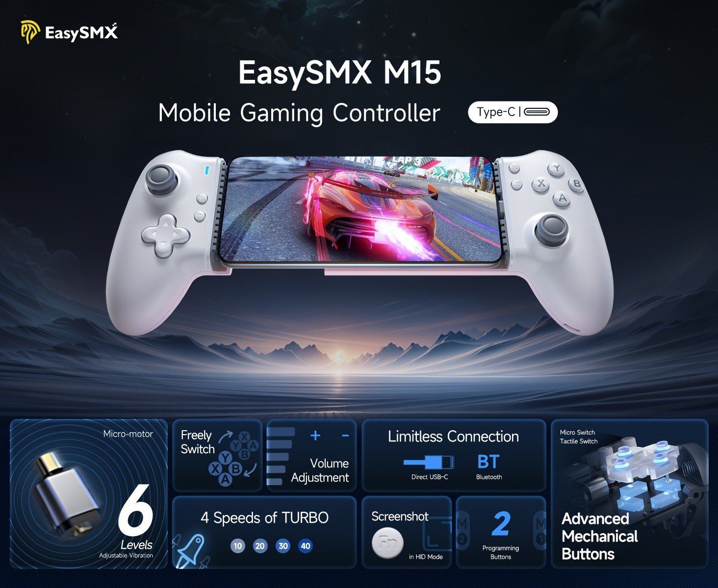 Controller: Gamepad Handy Controller Bluetooth Android iPhone 15 USB-C – Nuovo e nell'imballaggio originale da Genève venduto da Top-Trend 9