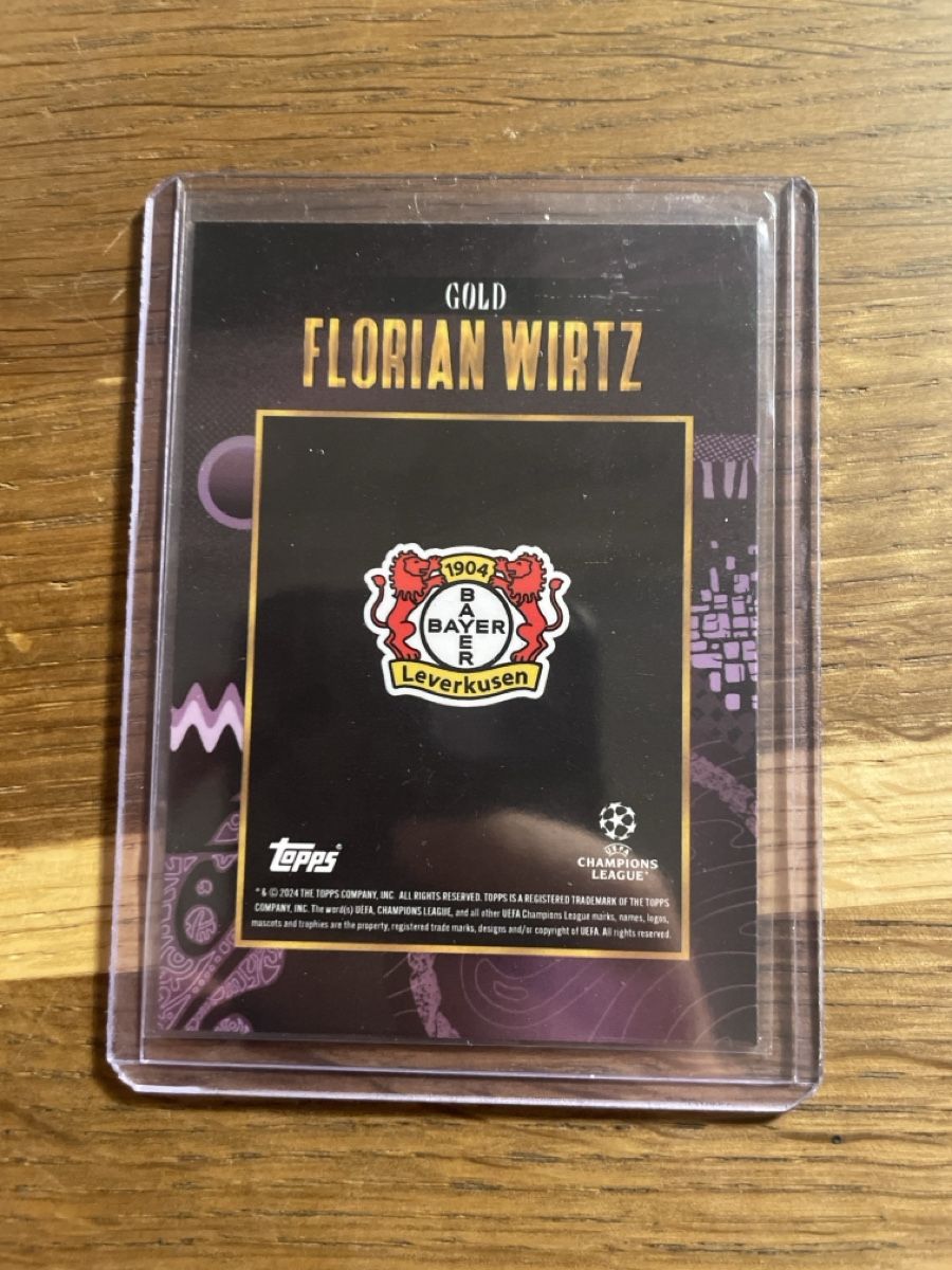 Florian Wirtz Gold Card Bayer Leverkusen Rare Find (Neu (gemäss