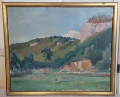 Albrecht Mayer: Baselbiet Landschaft um 1910