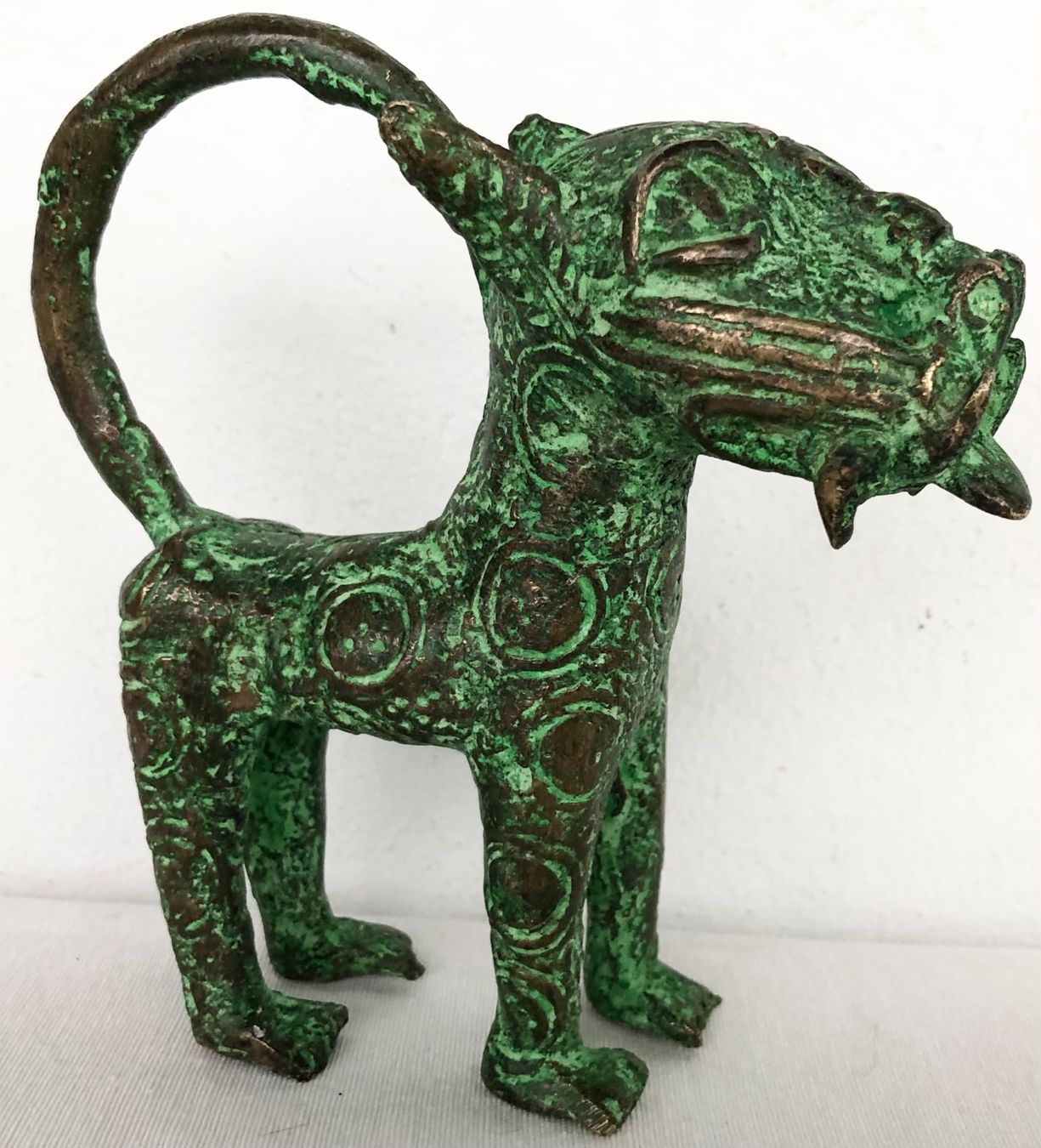 Sculture & Statue: feiner alter Leopard Bronze Benin Höhe 13 cm – Usato da Rüthi (Rheintal) venduto da Kunsthaus777 6