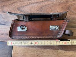 Alte Velo Werkzeugtasche Leder gebrauchter Zustand