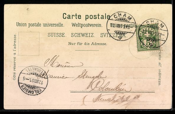 Ansichtskarten: Litho Cham, Milchsiederei, Blick über d – Gebraucht aus Berlin von bartko-reher 1