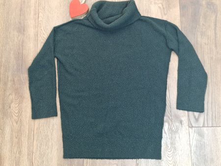 Wolle COS Rollkragenpullover dunkelgrün Grösse XS gebraucht