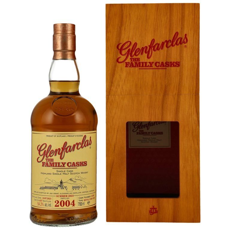 Glenfarclas Bevande alcoliche: Glenfarclas 2004 Family Casks S23 – Nuovo e nell'imballaggio originale da Deitingen venduto da pes_n7fy