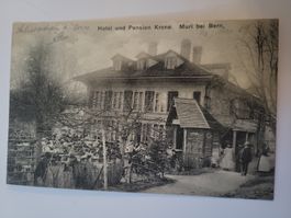 Postkarte Hotel und Pension Krone Muri bei Bern RN