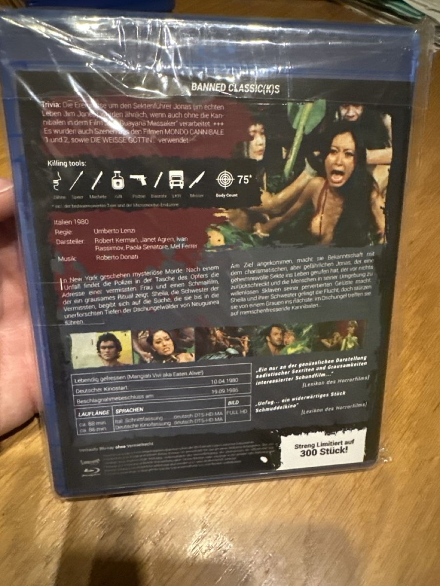 Alle DVDs: Lebendig gefressen Amaray blu ray cinestrange nr. 1 – Gebraucht aus Benken ZH von Audi-erich 1