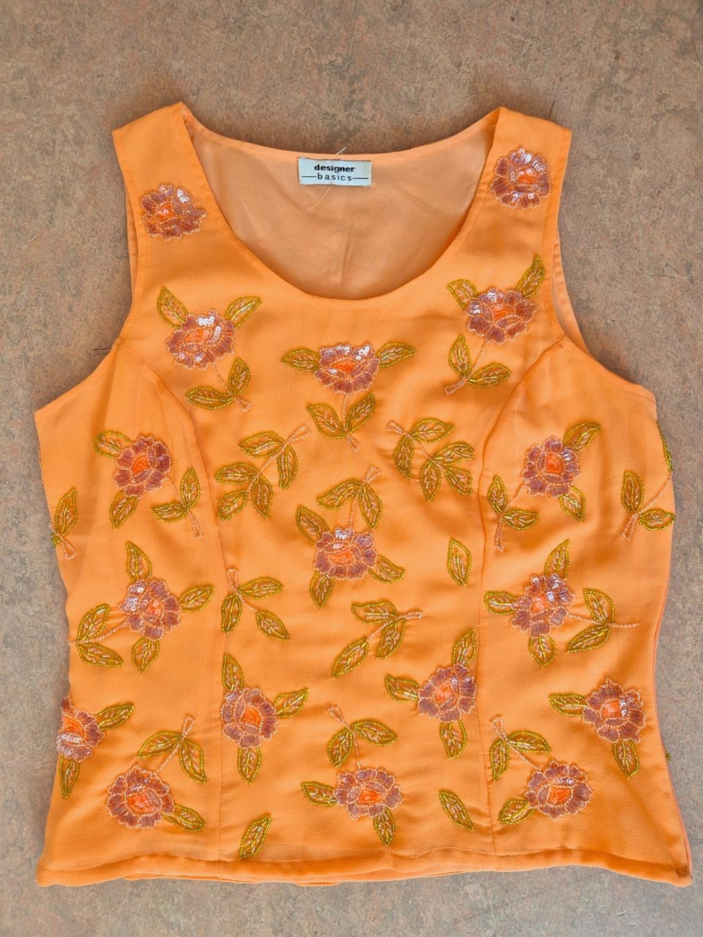 Gonne: ROCK MAXIROCK DESIGNER BASIC 36 S APRICOT TOP ZU BLUSE – Nuovo (secondo la descrizione) da Elsau venduto da the-colorful-side 6
