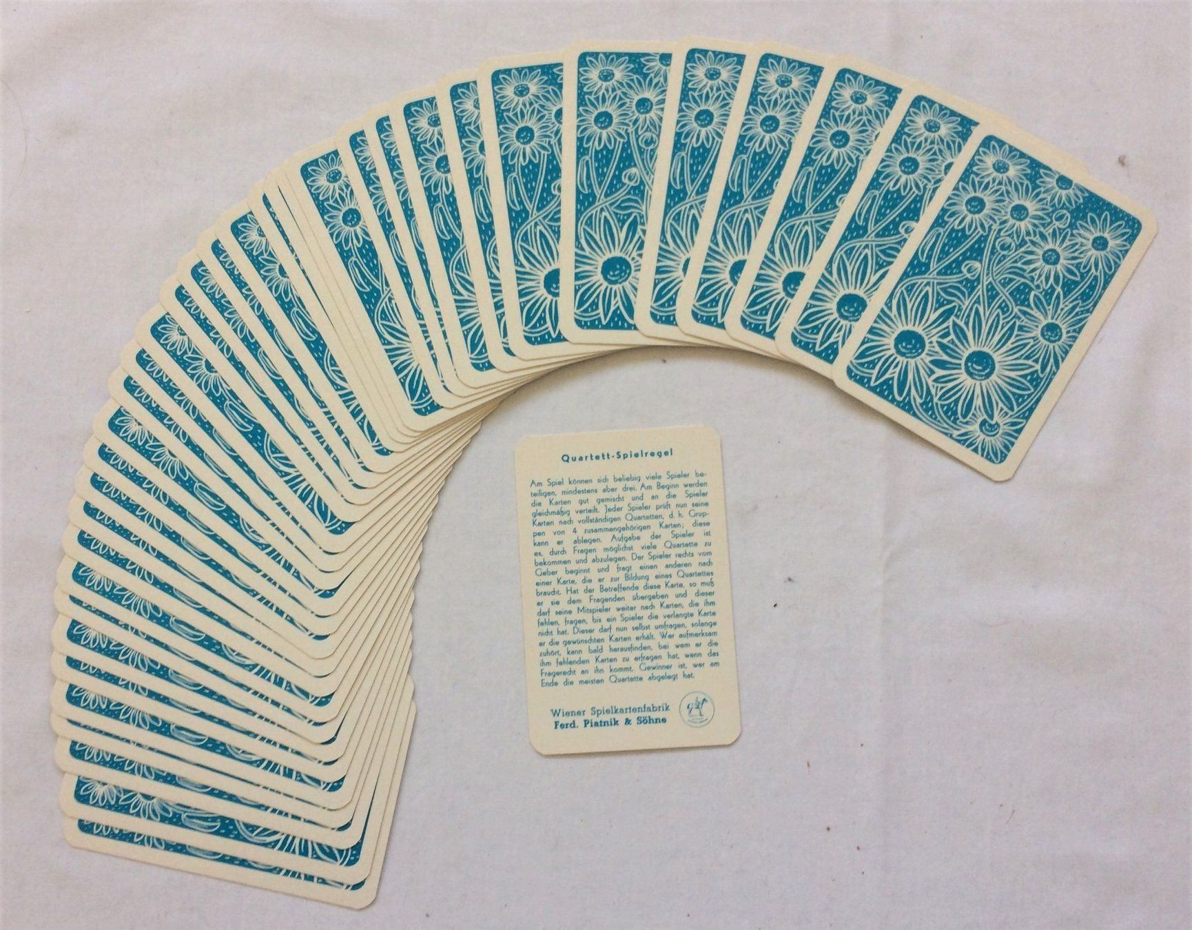 Spiele: Quartett - Bunte Welt - Blumen - Piatnik – Gebraucht aus Schaffhausen von durruti 2
