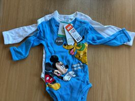 Disney Baby Bodys 2er Pack Mickey Mouse Grösse 62/68