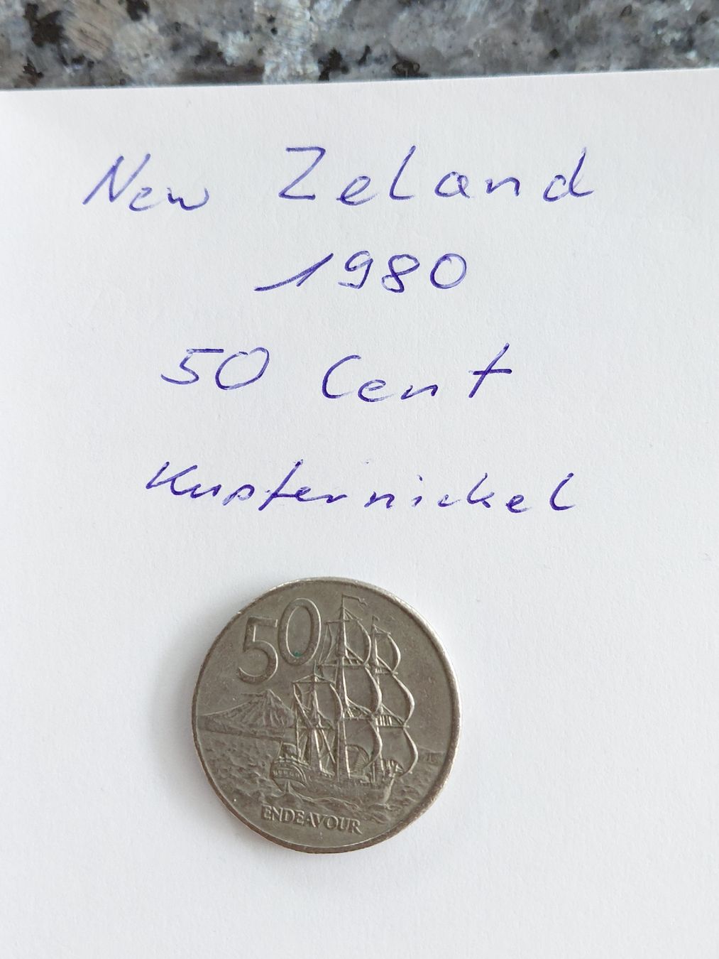 Tutti le monete: 50 Cent New Zeland 1980 – Usato da Bonaduz venduto da topolino052