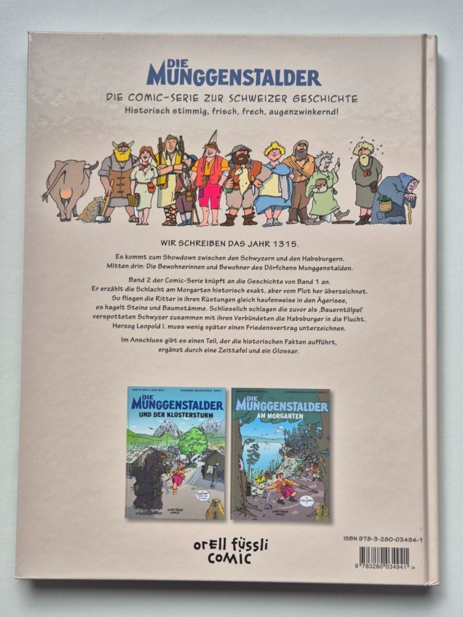 Fumetti: Die Munggenstadler am Morgarten   🦫     Schweizer Comic – Nuovo (secondo la descrizione) da Niederweningen venduto da Obson 5