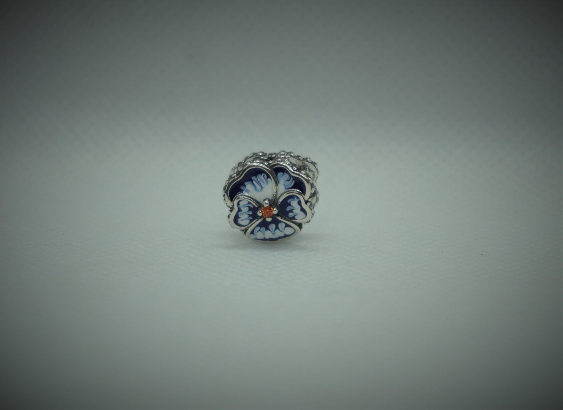 Ciondoli: Charm "blaue Blüte" zu Pandora 925 Silber – Nuovo (secondo la descrizione) da Niederbüren venduto da Fidi5 1