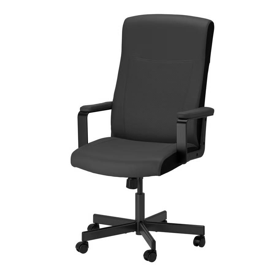 Ikea Sedie: Office chair black height adjustable with armrests – Usato da Wallisellen venduto da kam_y6rj